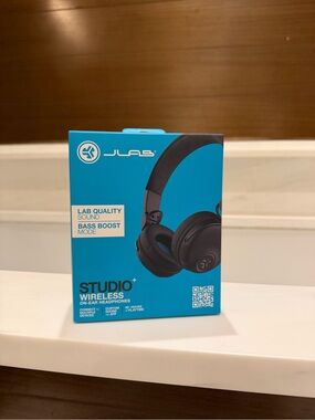 JLab Studio+ Wireless Over-Ear Headphones — Black